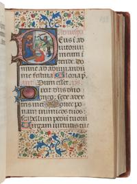 [ILLUMINATED MANUSCRIPTS]. BOOK OF HOURS, use of Rome, in Latin. [Southern Netherlands (Ghent or Bruges), c.1460].