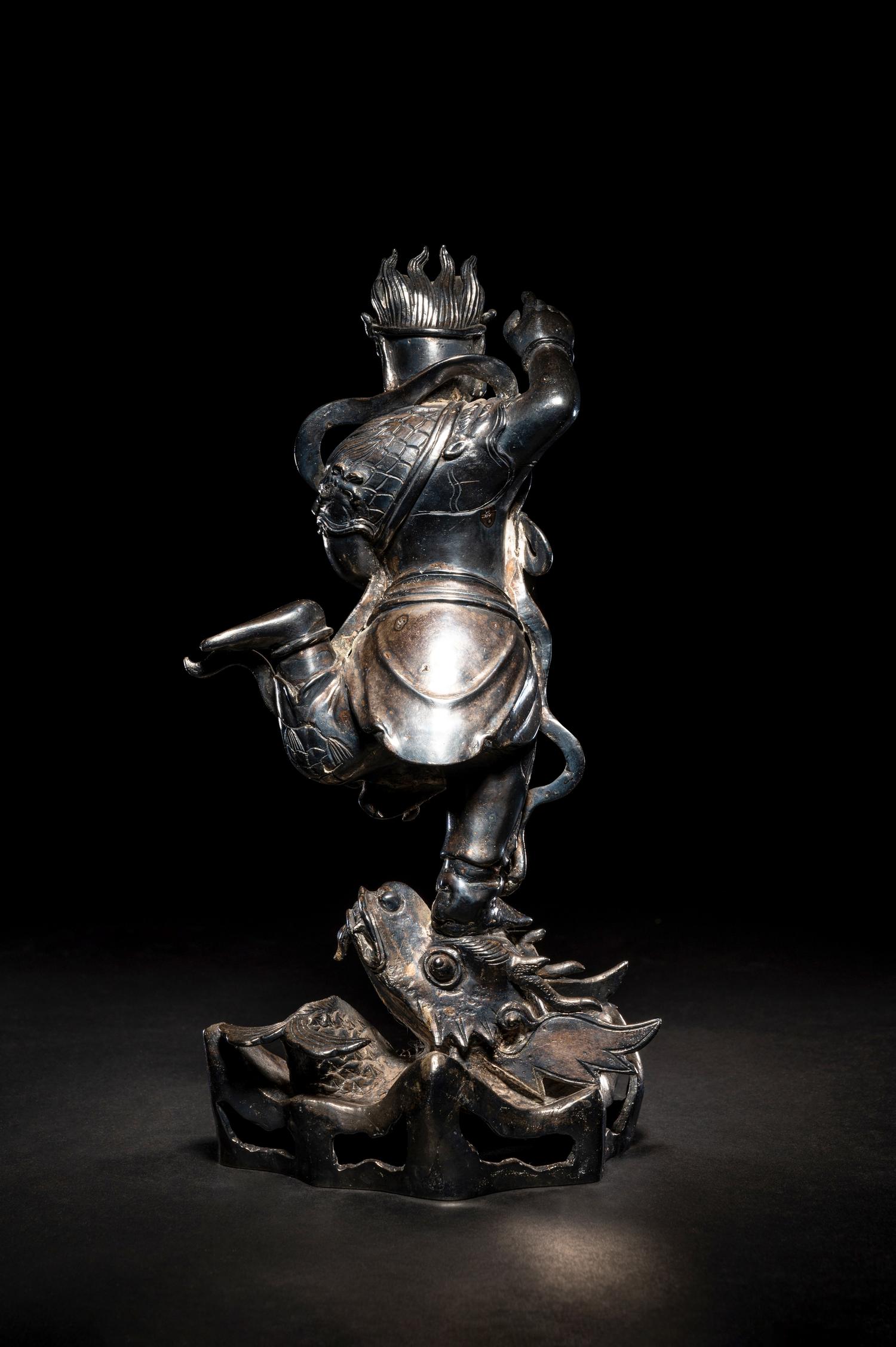 A Silver Figure of Immortal Kuixing