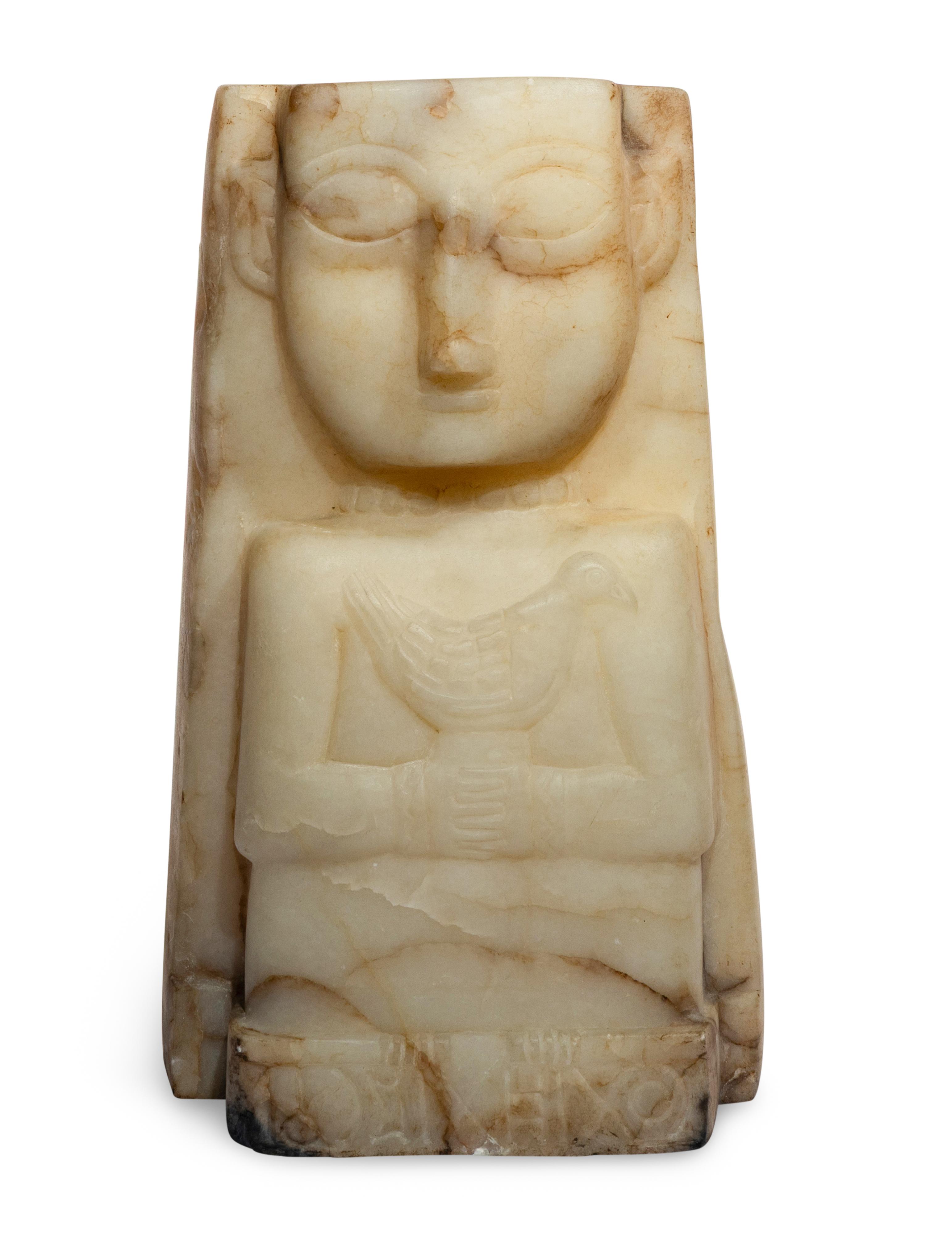 A South Arabian Style Alabaster Figure