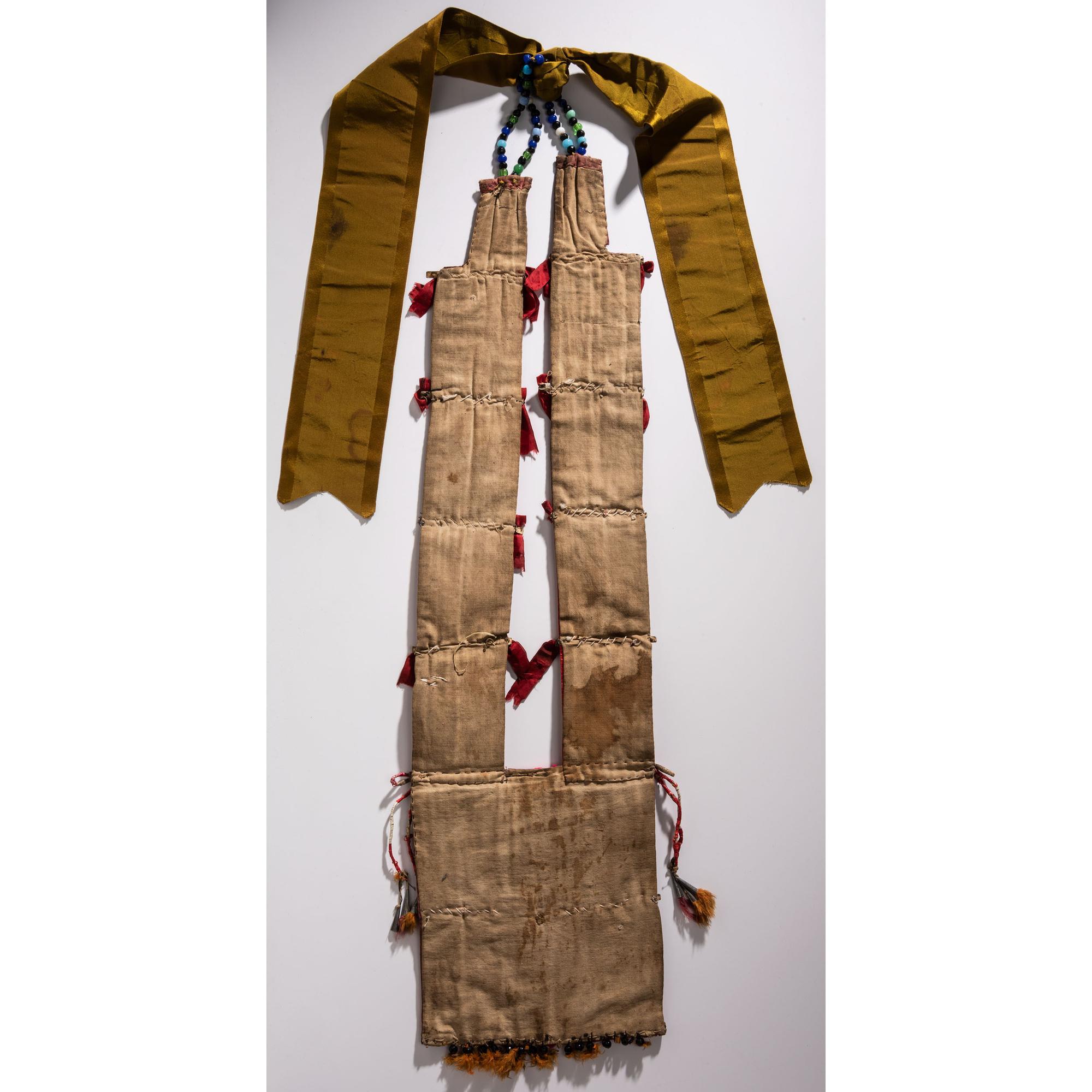 Sioux Woman's Quilled Breastplate