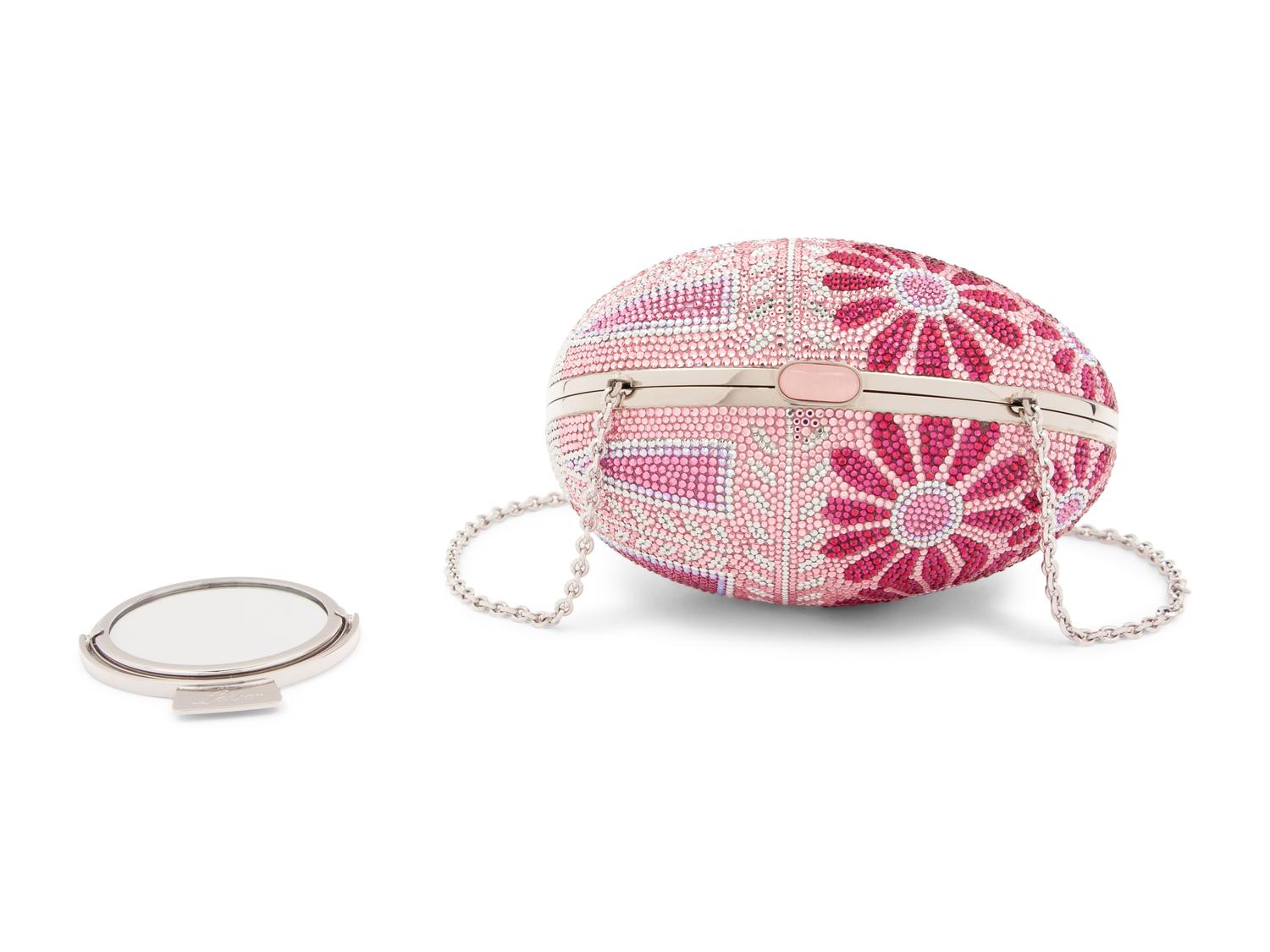 Judith Leiber Pink Egg Minaudière
