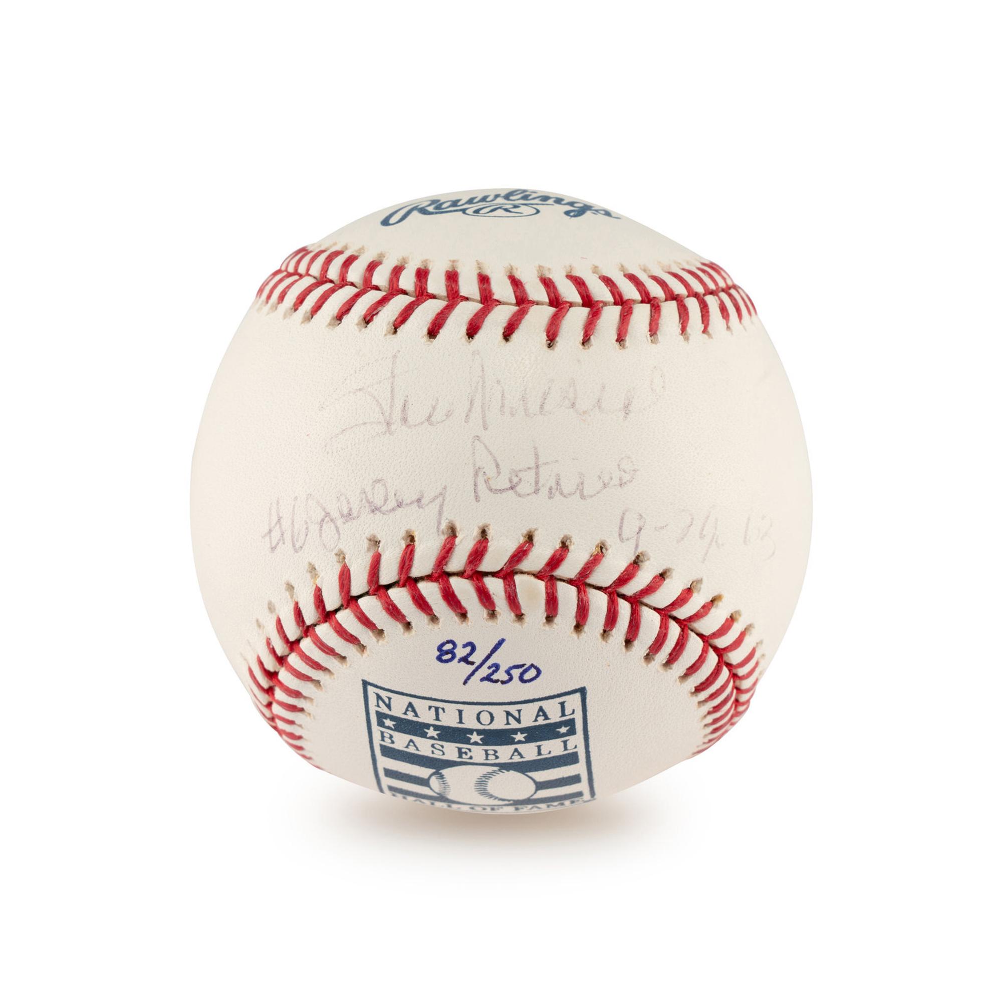 A Large Group of Stan Musial Signed Autograph Items,