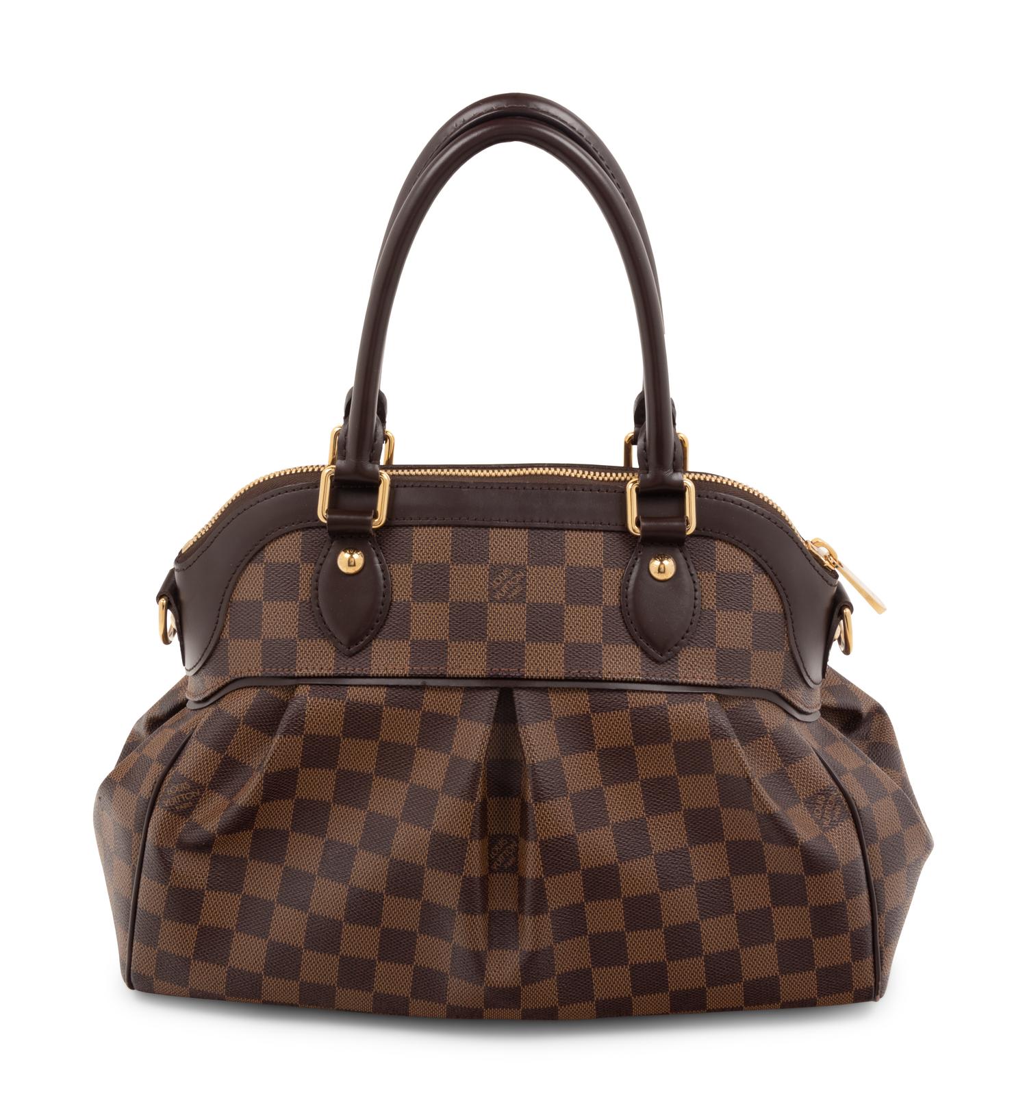 Two Louis Vuitton Items: One Damier Ebene Trevi PM Bag, One Koala Wallet, 2001-2009