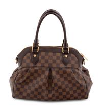 Two Louis Vuitton Items: One Damier Ebene Trevi PM Bag, One Koala Wallet, 2001-2009