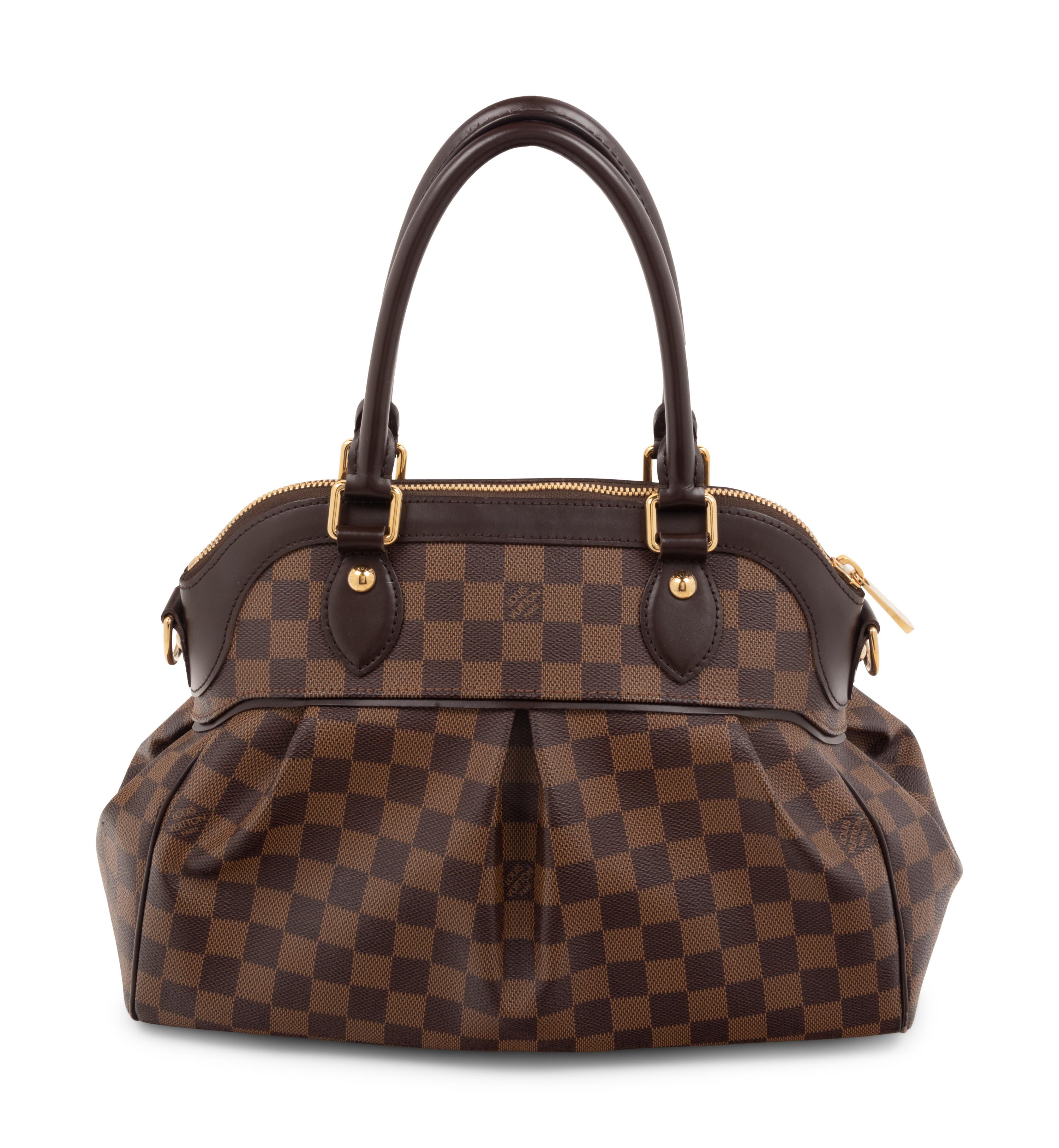 Two Louis Vuitton Items: One Damier Ebene Trevi PM Bag, One Koala Wallet, 2001-2009