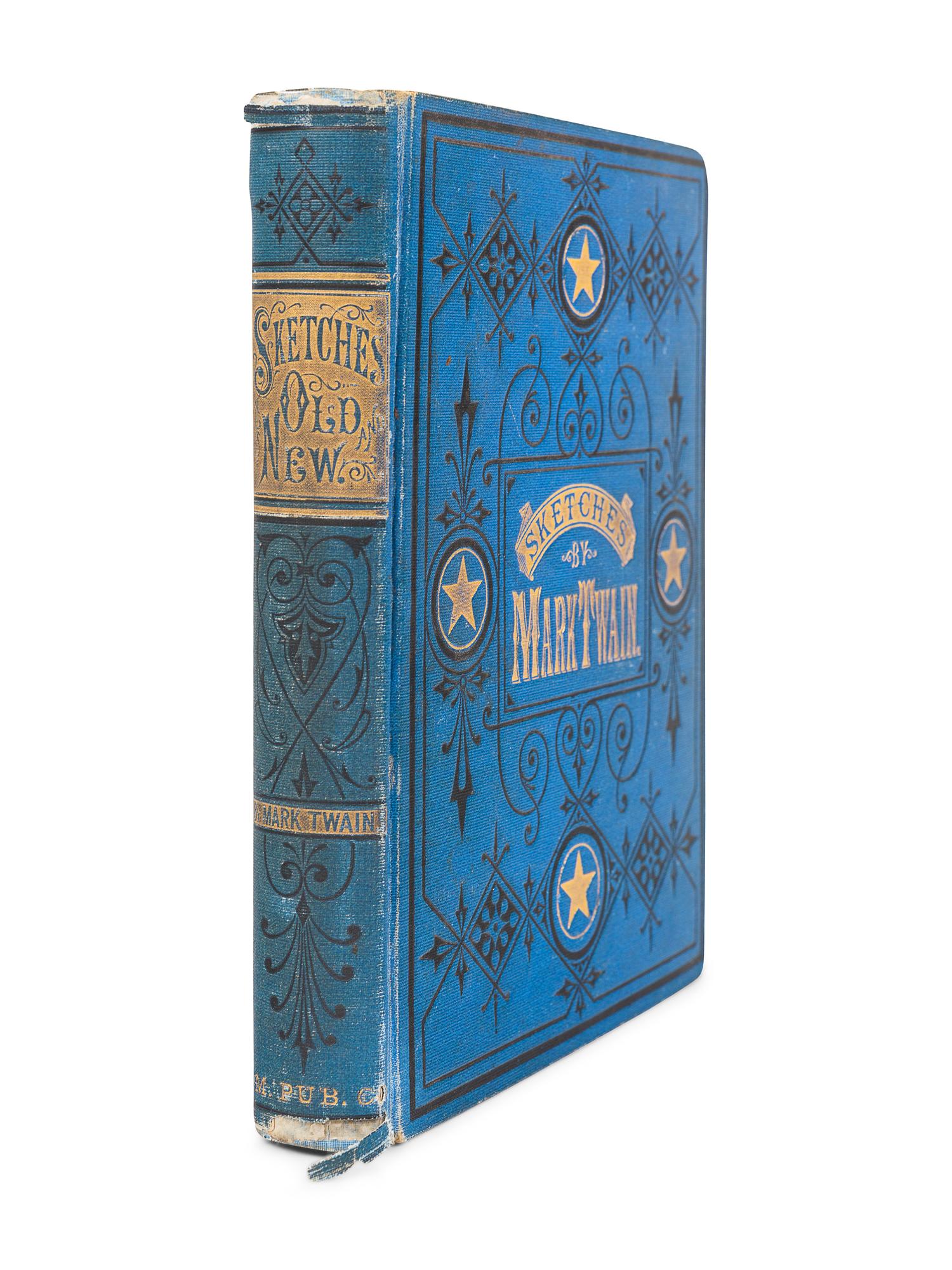 CLEMENS, Samuel ("Mark Twain") (1835-1910). Mark Twain's Sketches, New and Old. Hartford and Chicago: The American Publishing Company, 1875.
