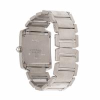 Cartier, Ref. 2404, 18K White Gold 'Tank Française' Watch with Factory Diamond Bezel, with Box & Papers