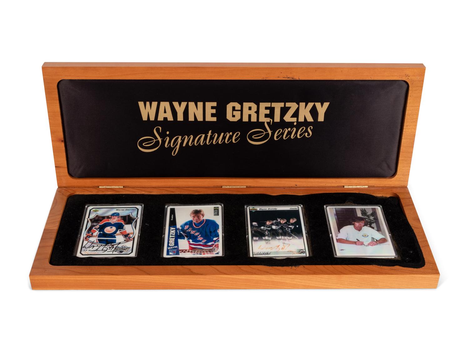 A Wayne Gretzky Signature Series Set of Signed Autograph Hockey Cards,