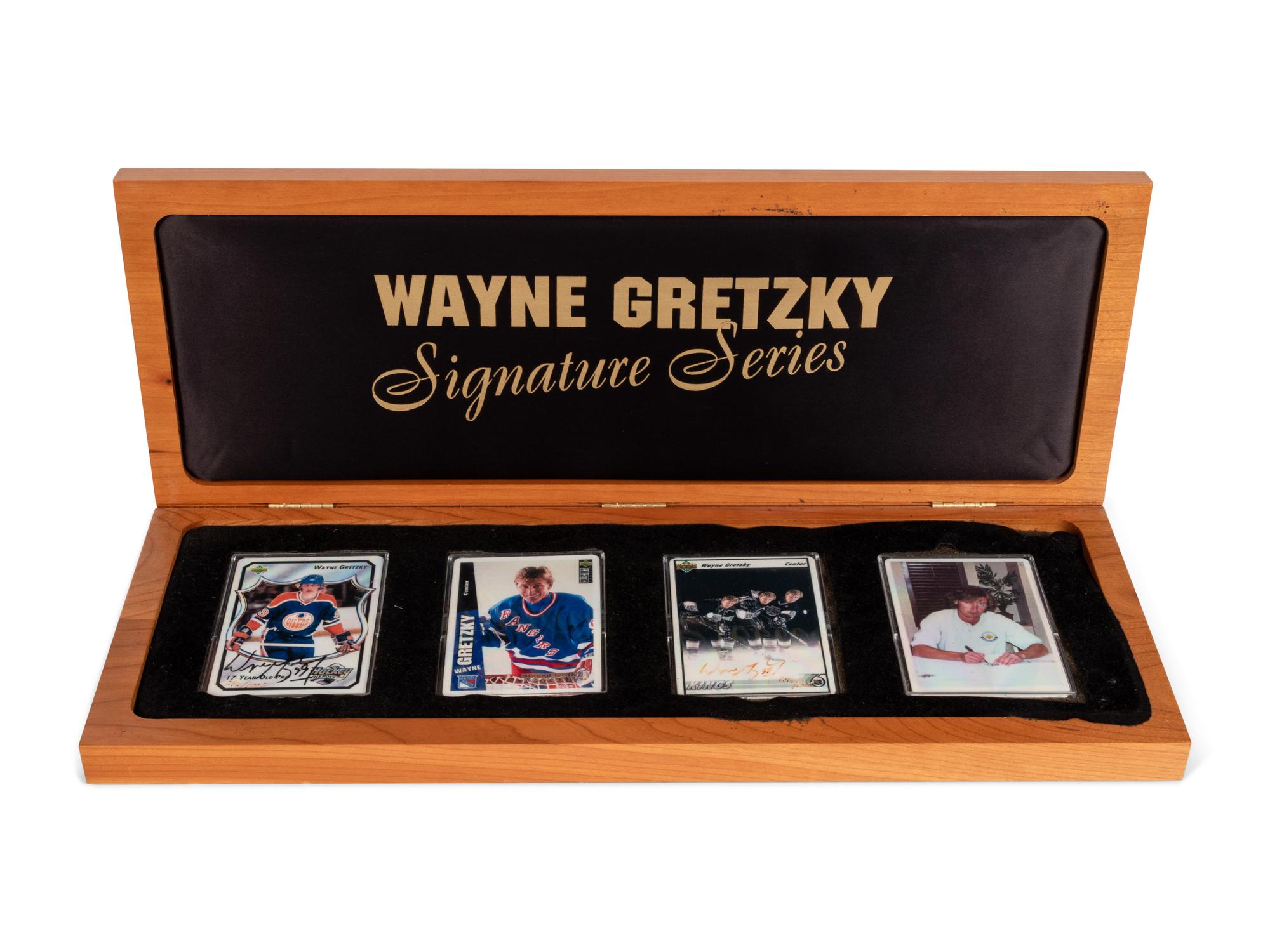 A Wayne Gretzky Signature Series Set of Signed Autograph Hockey Cards,