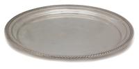 An American Silver Platter with Gadrooned Border, Gorham, Providence, R.I. 20th Century,