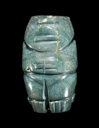 A Costa Rican Jade Figural Pendant