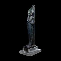 An Egyptian Black Steatite Osiris