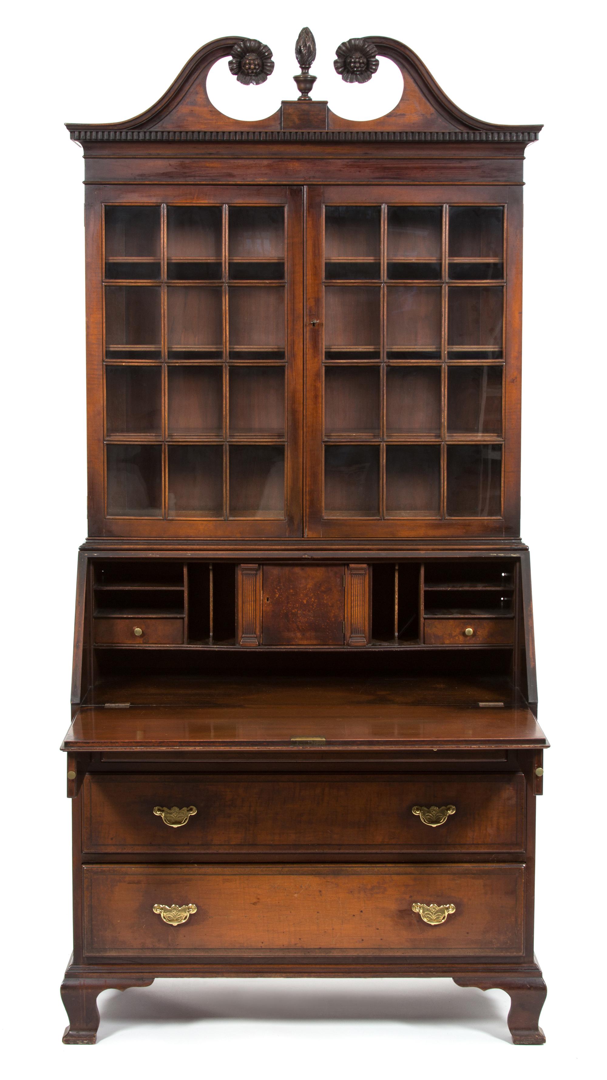 A Federal Style Secretary Desk — 20TH CENTURY