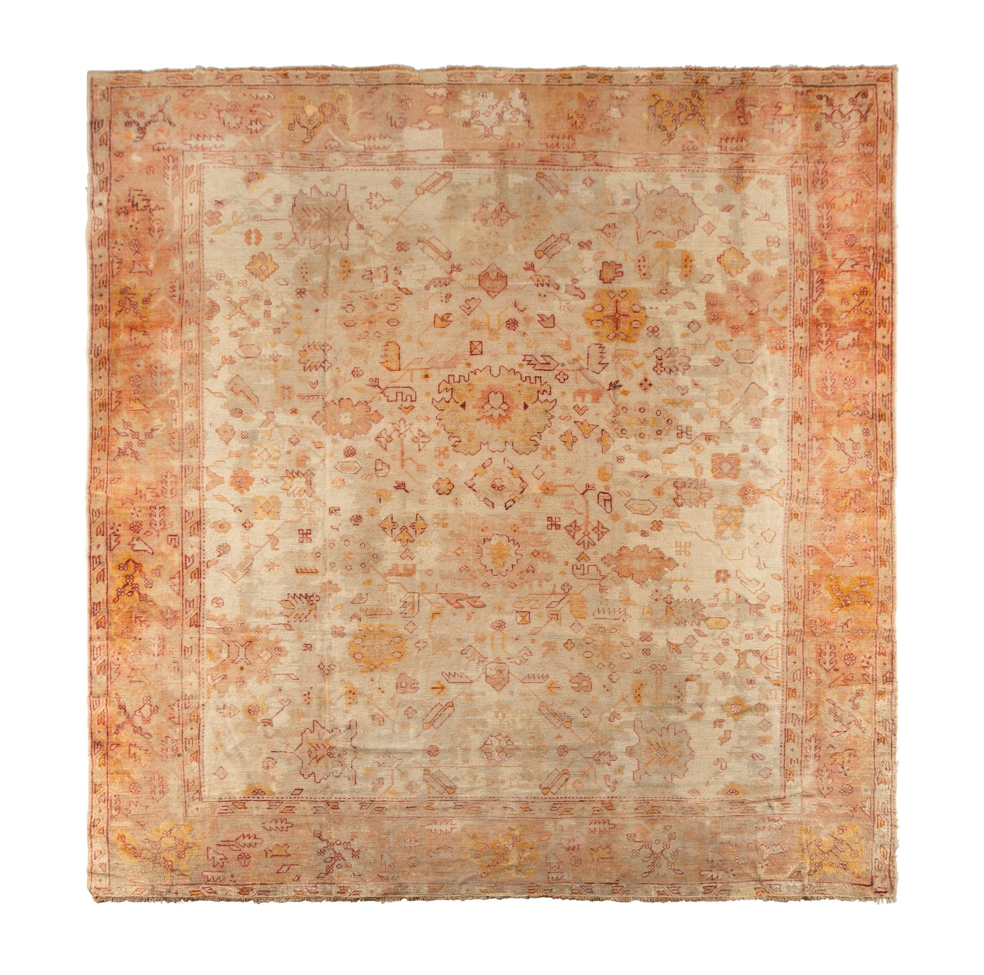 An Oushak Wool Rug