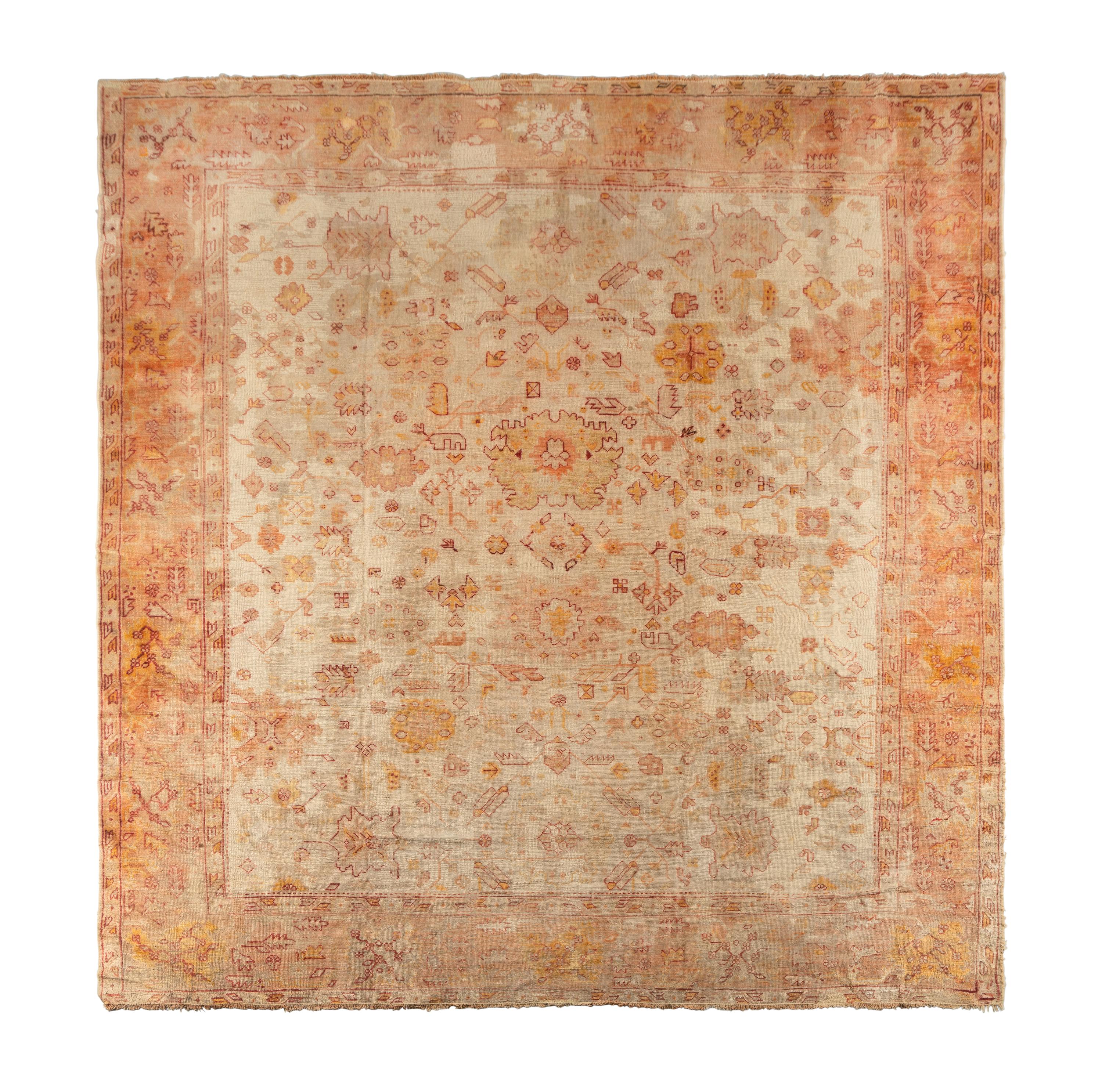 An Oushak Wool Rug