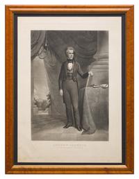 [Presidential] Sartain, John. Andrew Jackson. "The Union Must and Shall Be Preserved"