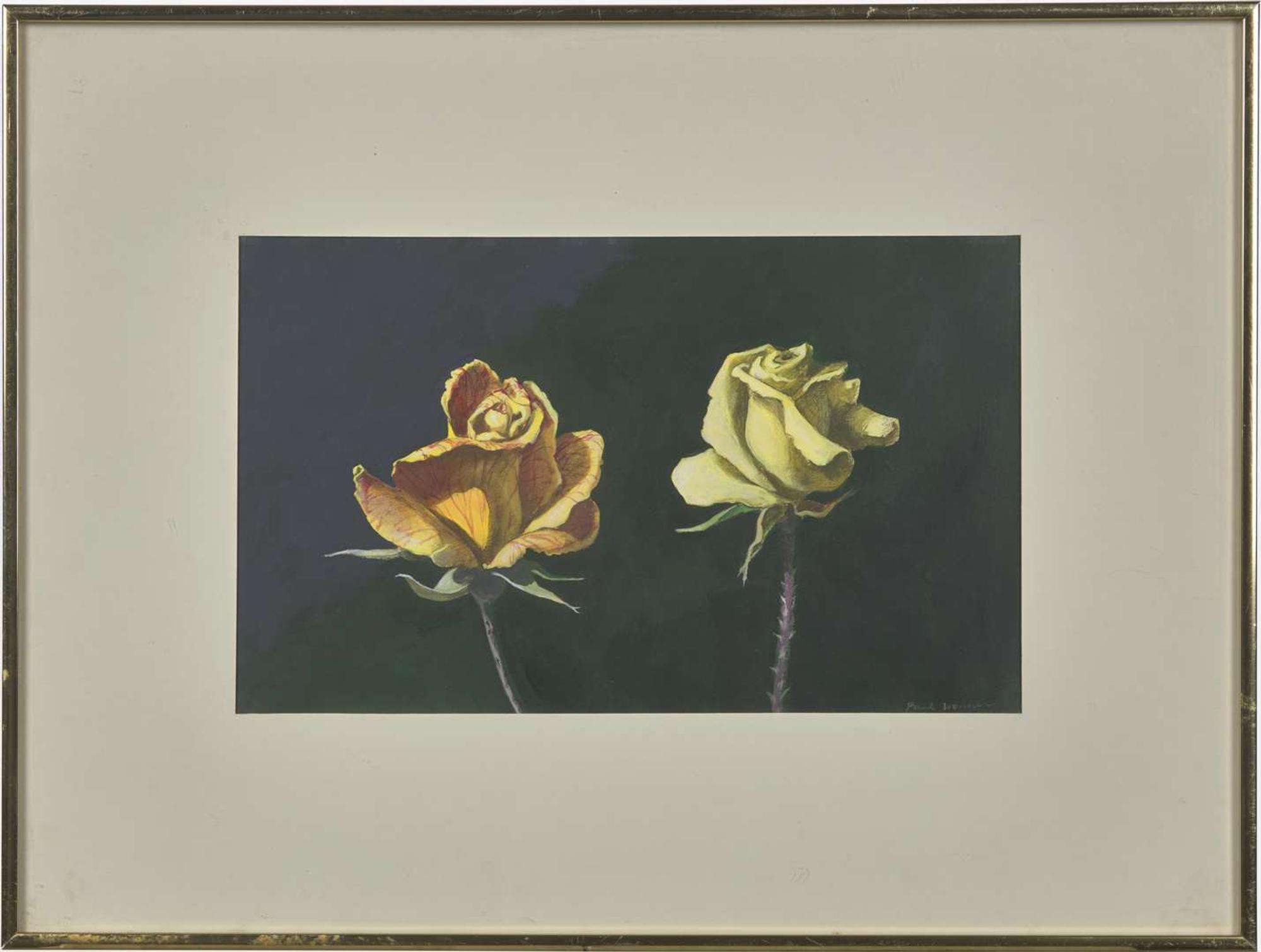Two Yellow Roses