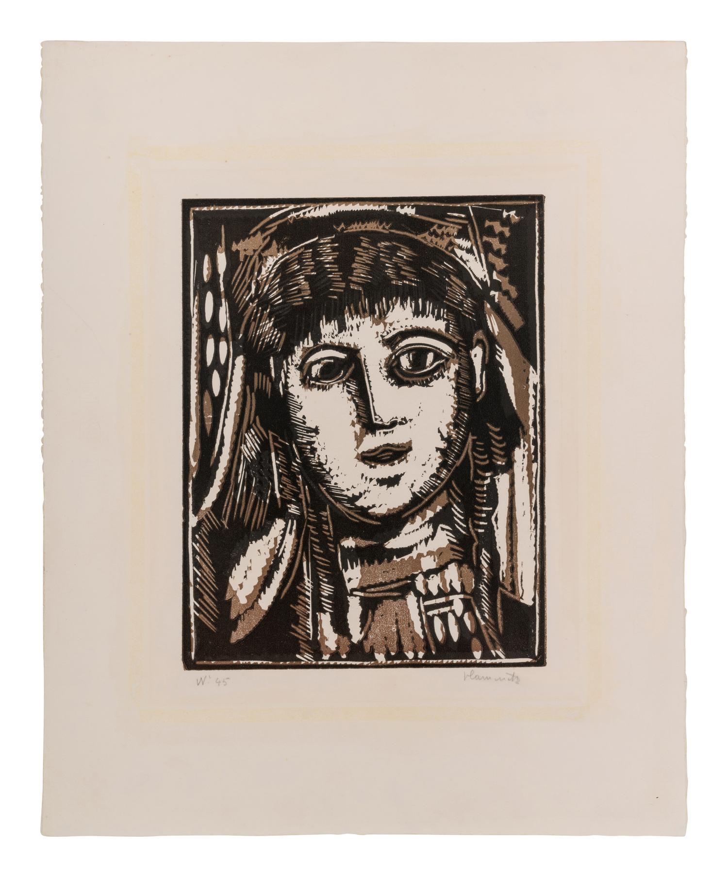 Tête de femme , 1922
