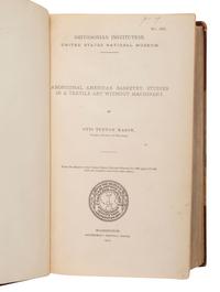 [CALIFORNIA] Aboriginal American Basketry: Studies in a Textile Art without Machinery