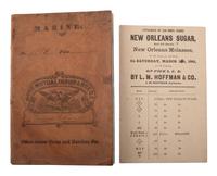 [CIVIL WAR]. Documents associated with Louisiana militia and Confederate Crescent regiments, plus.