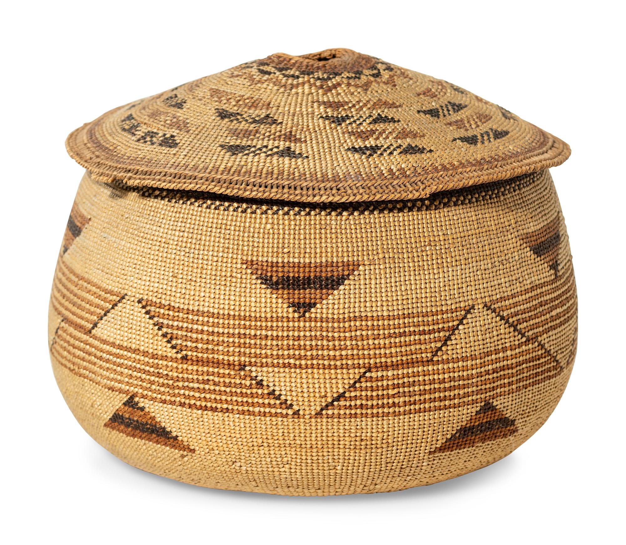 Northern California Lidded Basket