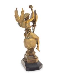 A Continental Figural Pendulum Clock