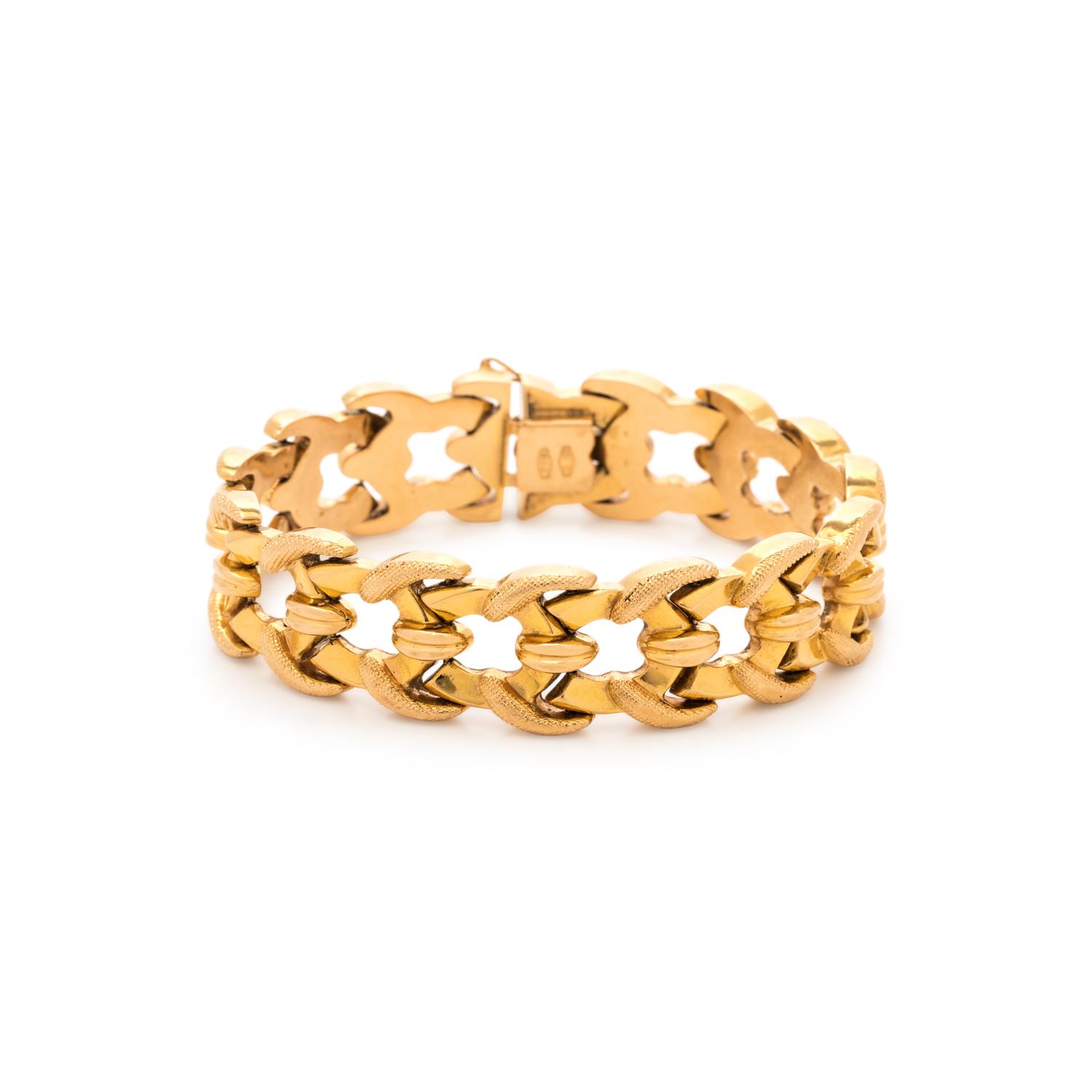 YELLOW GOLD BRACELET