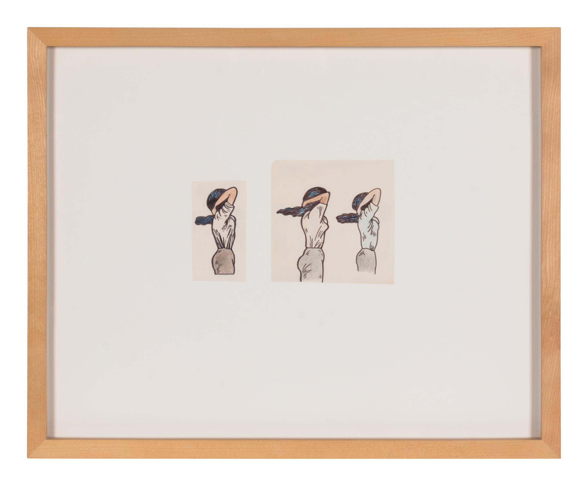Untitled (Tying Up Hair) , c. 1970 (a pair of works)