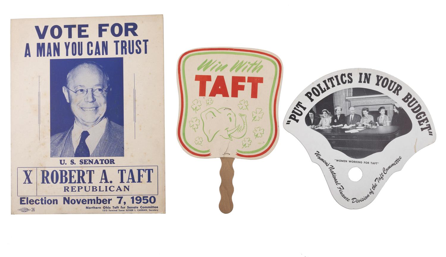 [POLITICS]. Massive group of campaign and presidential ephemera, 2nd half of the 20th century.