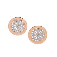 PAIR OF YELLOW GOLD AND PLATINUM CLIP BROOCHES