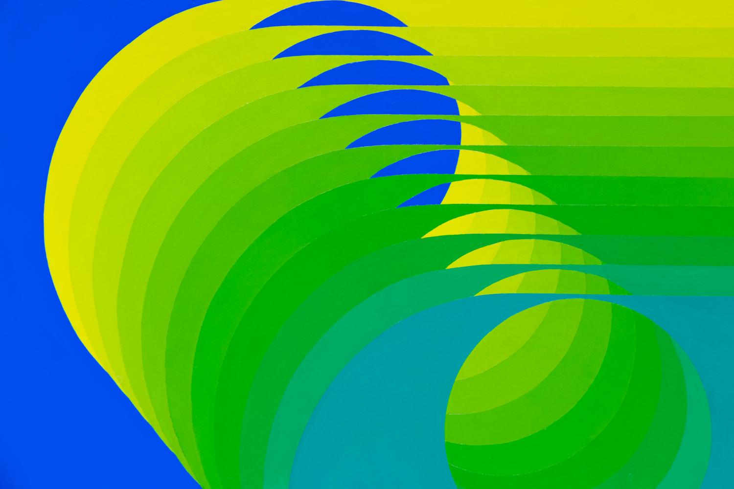 Untitled (Blue and Green Optics)