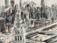 A Pair of Color Lithographs by John Haymson (American, 1902-1980)