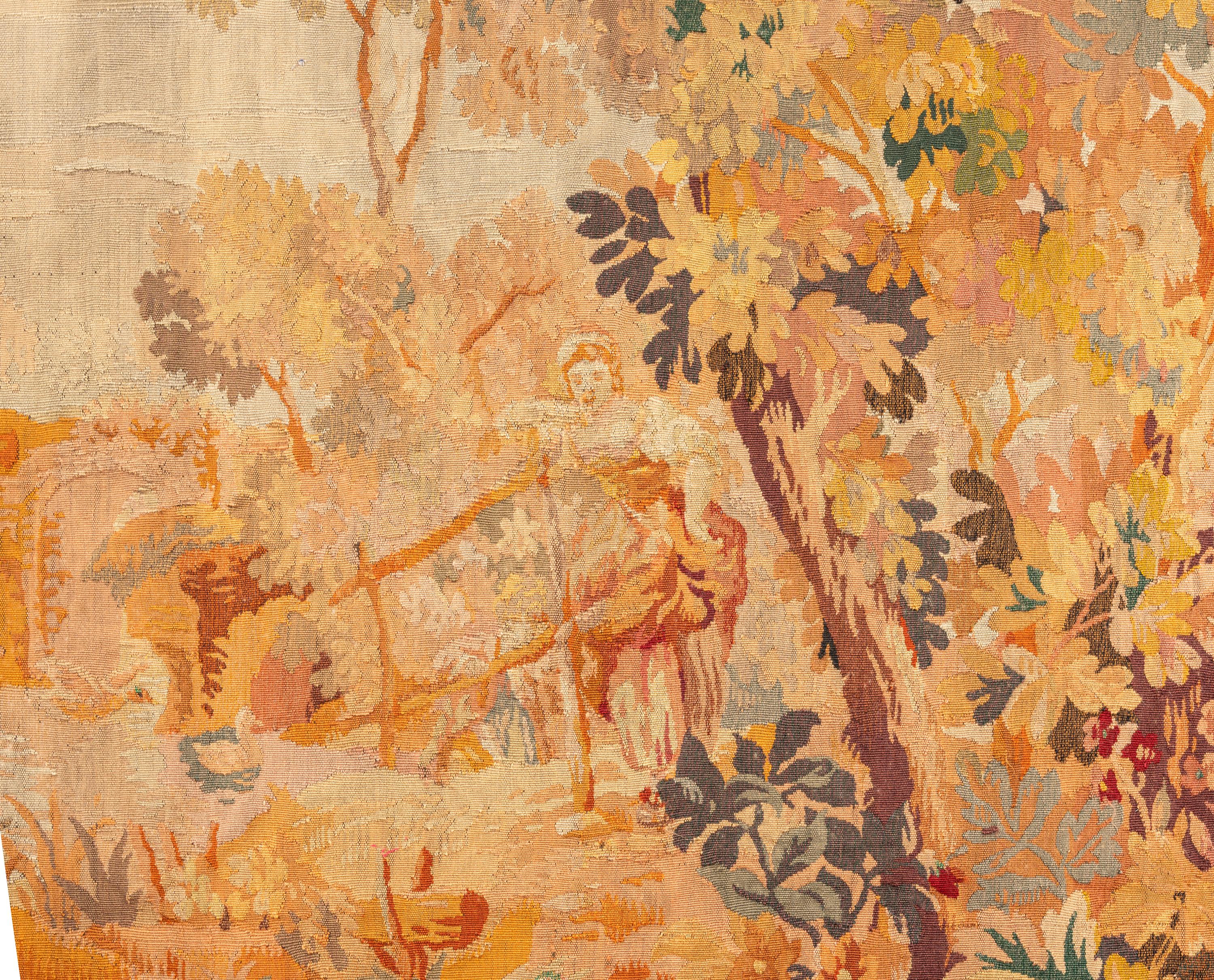 A Continental Wool Tapestry