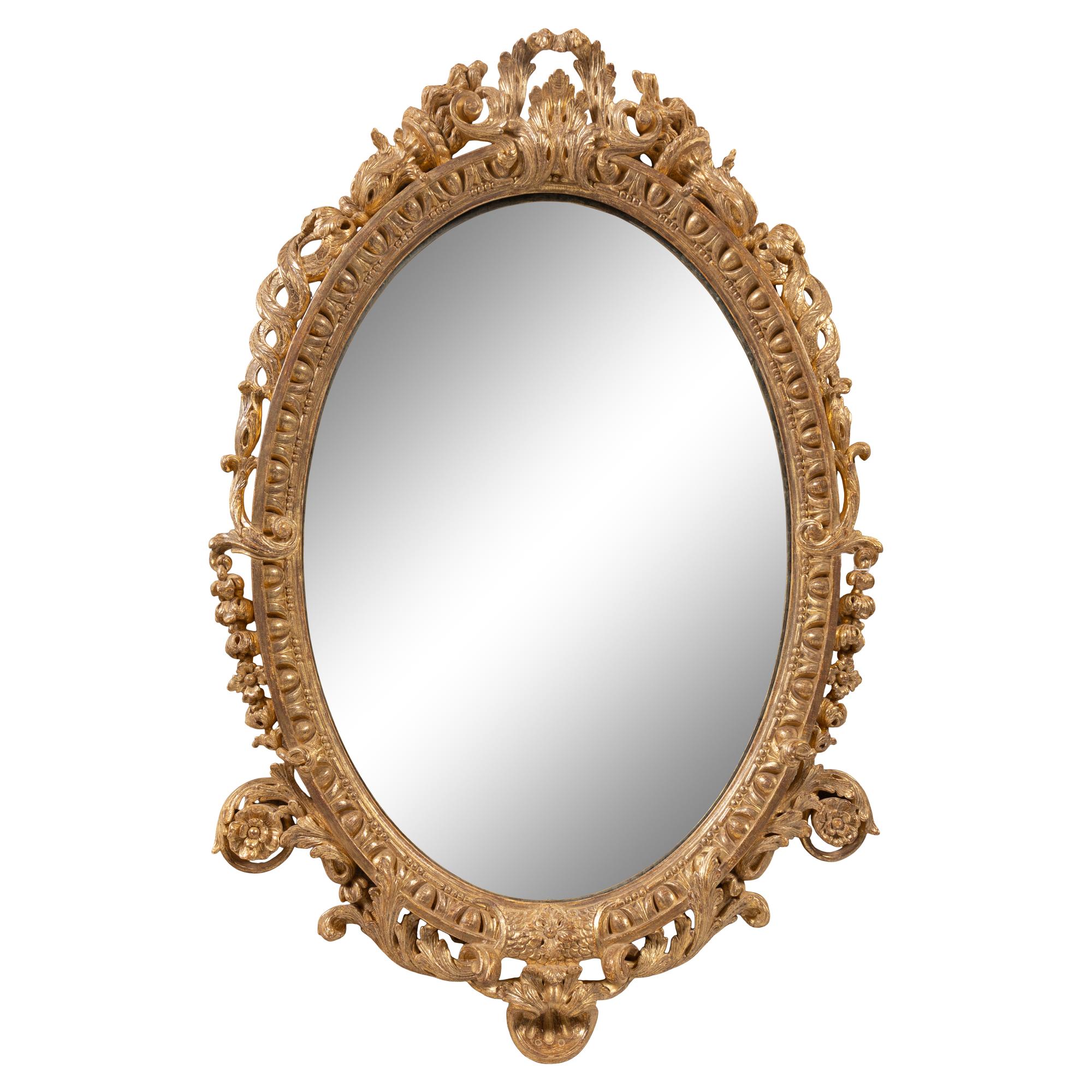 A George II Giltwood Mirror