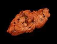 Two Chinese Coral Carvings