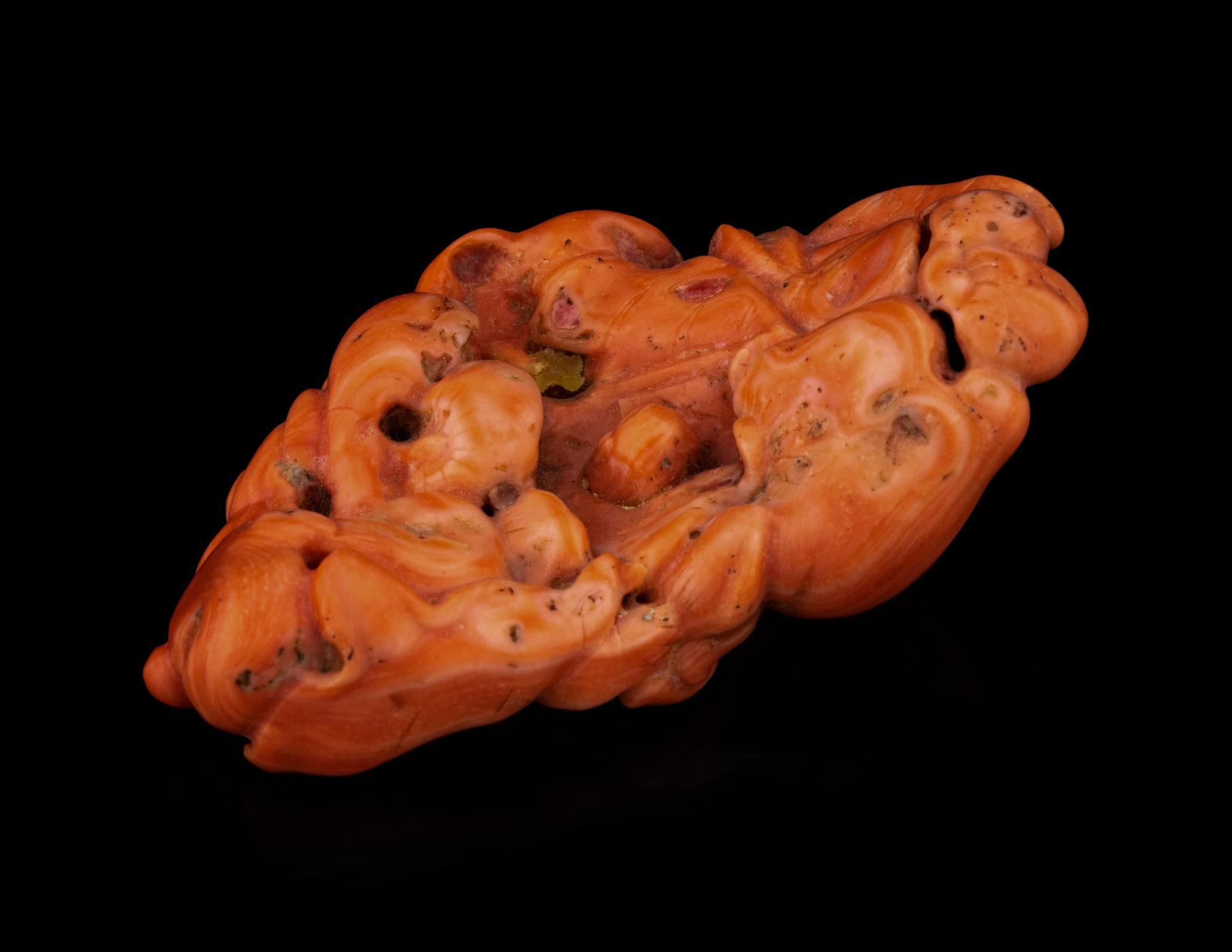 Two Chinese Coral Carvings