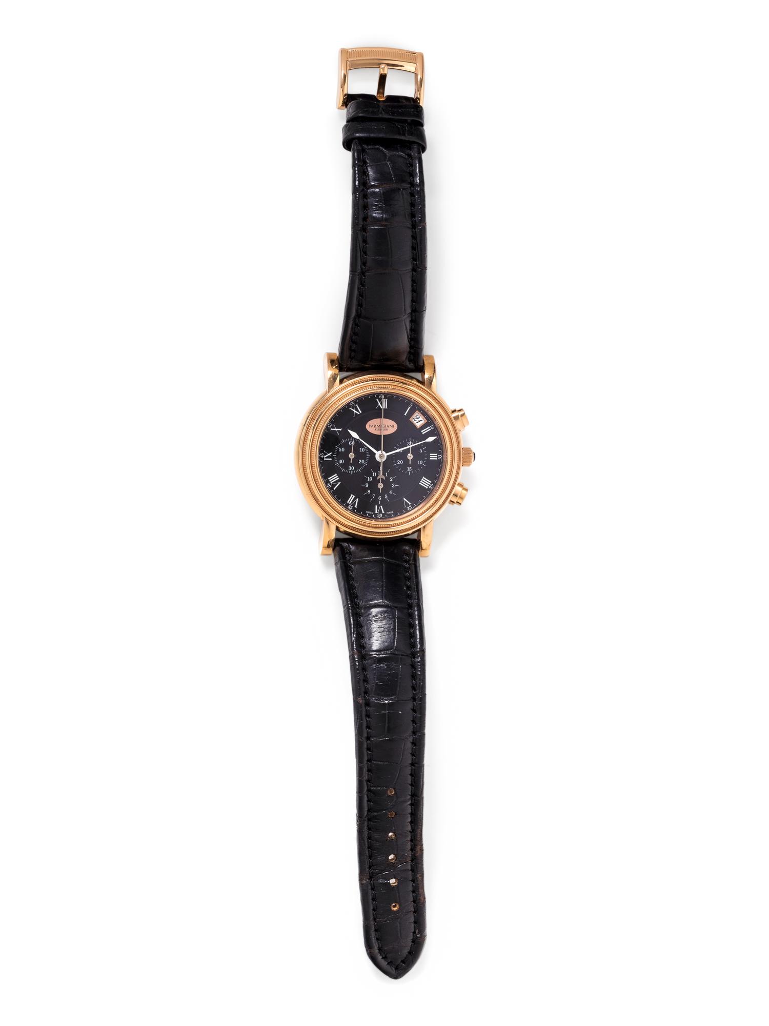 PARMIGIANI FLEURIER, 18K PINK GOLD 'TORIC' CHRONOGRAPH WRISTWATCH