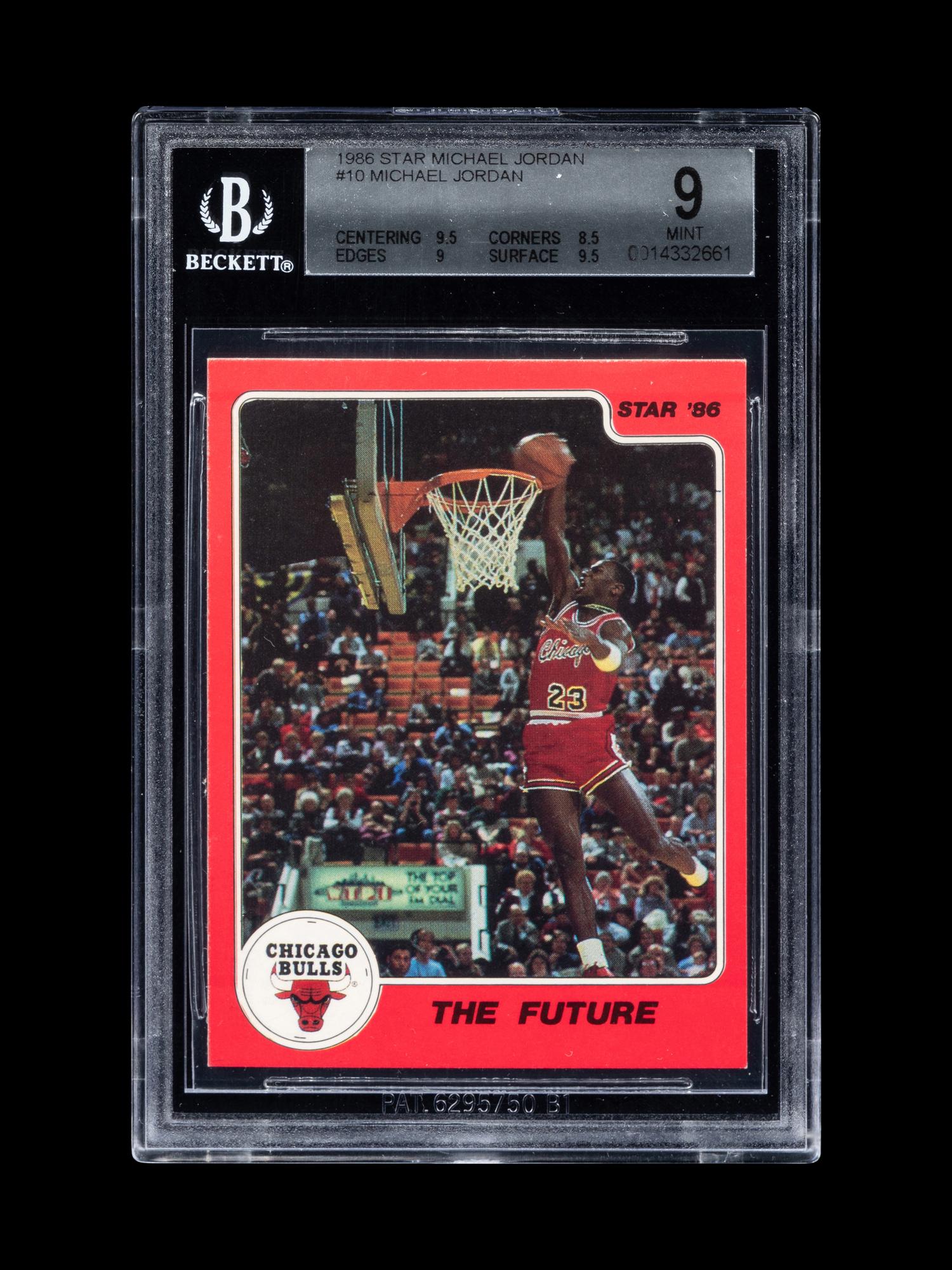 A 1986 Star Michael Jordan Set Break Basketball Card No. 10 The Future (BGS 9 MINT, Two 9.5 Subgrades)
