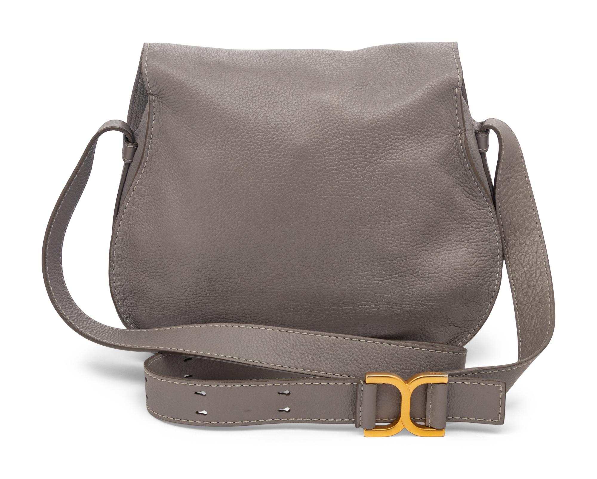 Grey Marcie Saddle Bag by Chloé