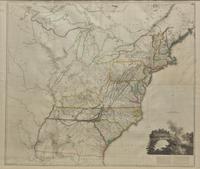 A Map of the United States of North America Drawn from a number of Critical Researches