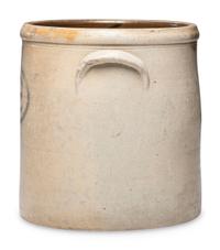A Jacob Welch Four-Gallon Stoneware Crock