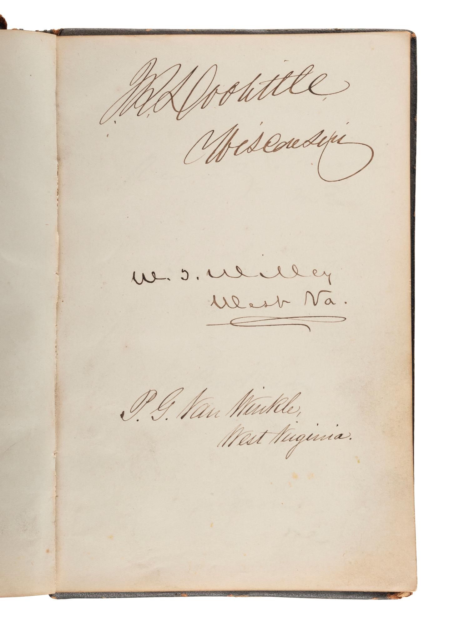 [LINCOLN, Abraham (1809-1865), DOUGLASS, Frederick (ca 1818-1895), and others - AUTOGRAPH ALBUM].