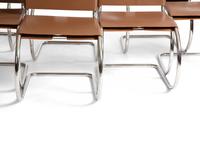 Set of Eight MR10 Chairs Knoll, USA