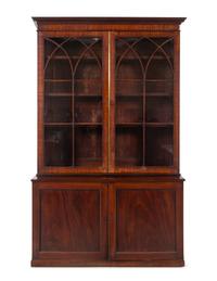 A George III Mahogany Bookcase