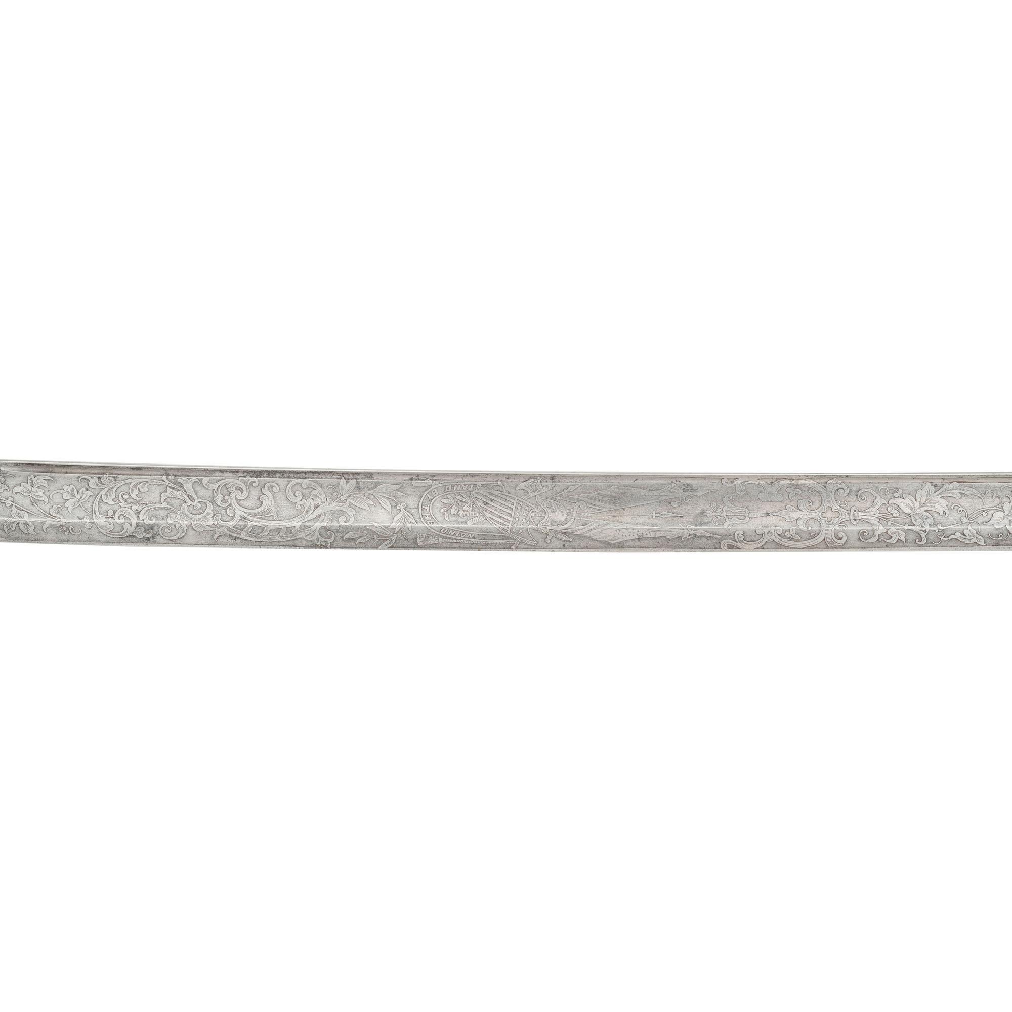 Tiffany Model 1850 Foot Officers Sword Presented to Captain Dennis Flynn