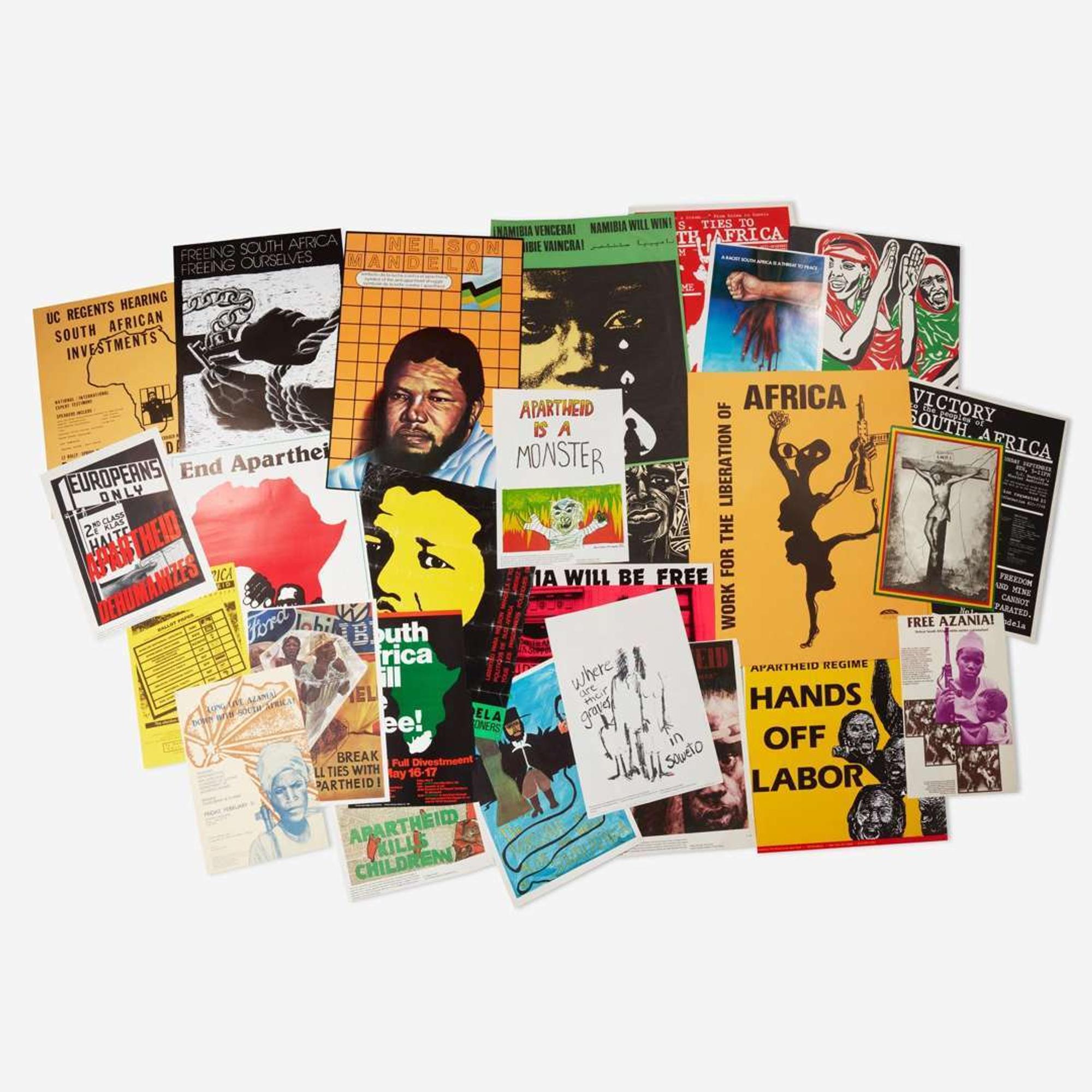 [Posters] [Anti-Apartheid] Group of 42 South Africa and Anti-Apartheid Posters