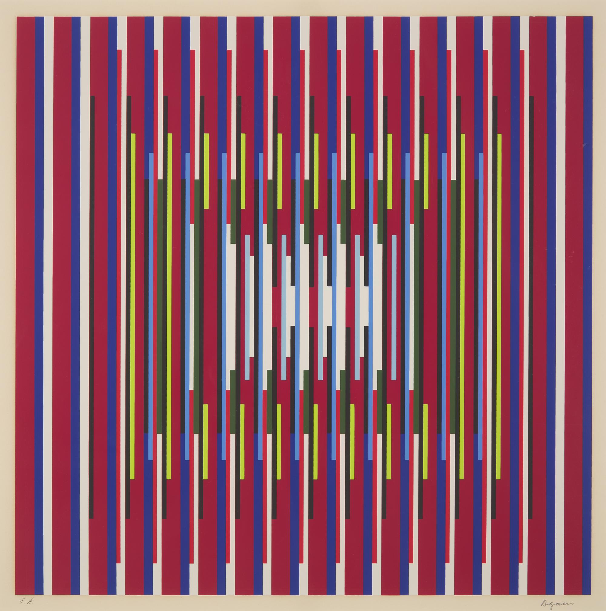 Yaacov Agam (Israeli, 1928-2026) — In Deep Prayer ( from Tefila ), c. 1991-2000