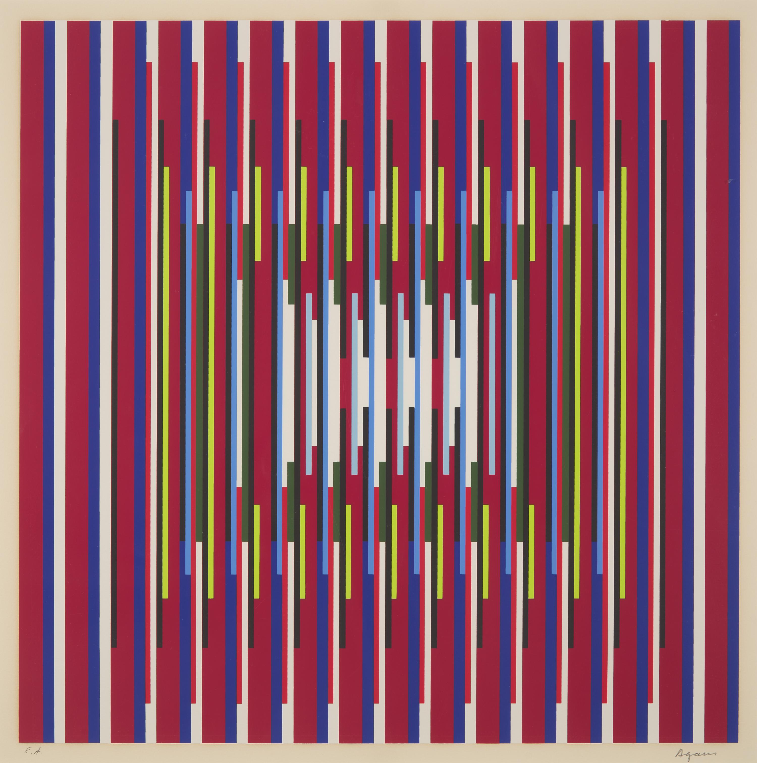Yaacov Agam (Israeli, 1928-2026) — In Deep Prayer ( from Tefila ), c. 1991-2000
