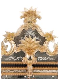 A Venetian Molded Glass Mirror