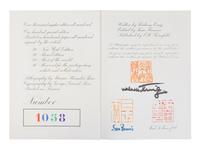 [ARTIST BOOK]. TING, Walasse (1929-2010). 1 Cent Life . Bern: E.W. Kornfeld, 1964.